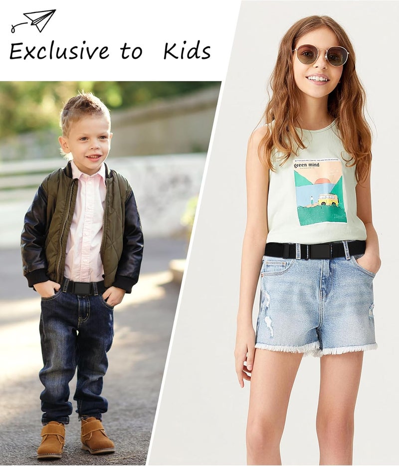 AWAYTR 3 PCS Kids Adjustable Magnetic Belts - Easy to Use Magnetic Buckle Belt for Boys and Girls - Image 5